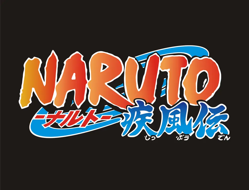 Nonton Naruto Shippuden Sub Indo Logo Naruto Shippuden dengan bendera Indonesia
