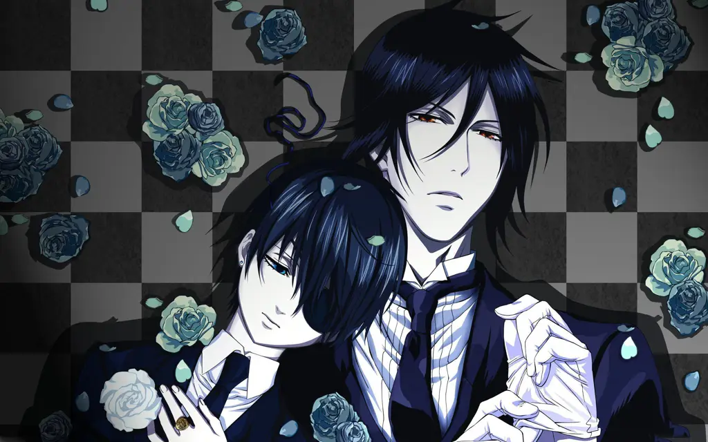 Poster promosi anime Black Butler Gambar promosi anime Black Butler