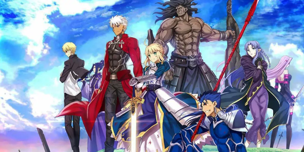 Pertempuran epik untuk merebut Holy Grail Pertempuran memperebutkan Holy Grail dalam Fate/Stay Night