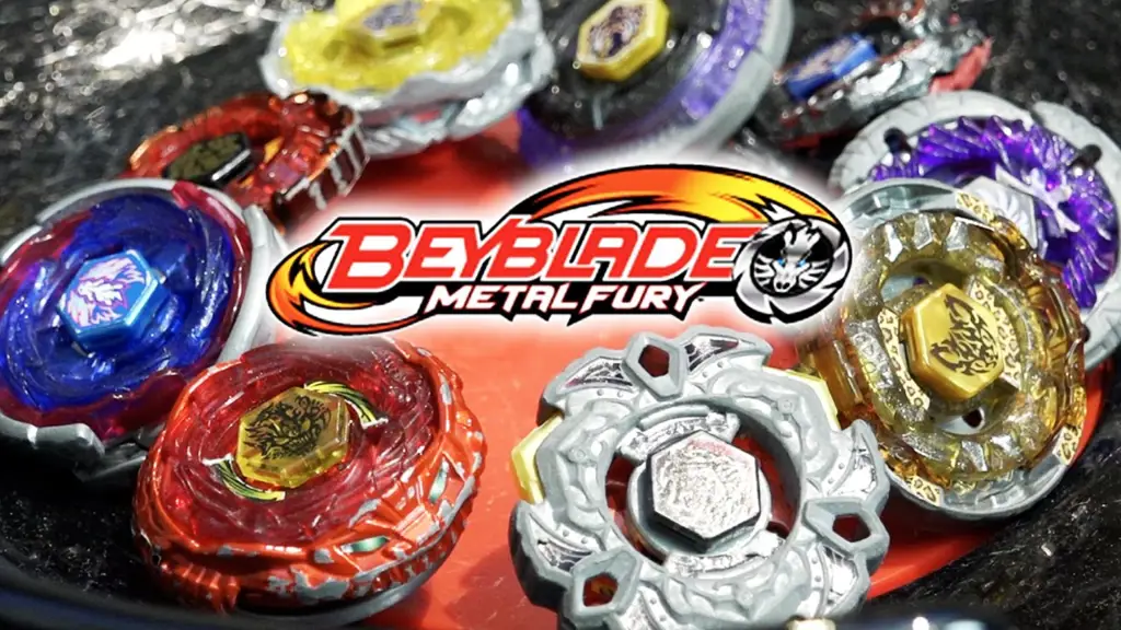Arena pertarungan Beyblade yang menegangkan Gambar arena pertarungan Beyblade