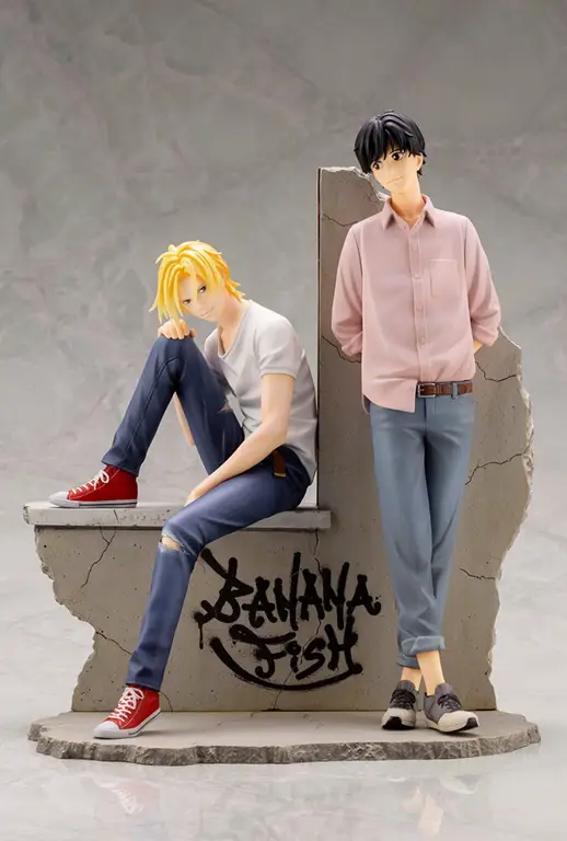 Karakter Utama Anime Banana Fish Ash Lynx dan Eiji Okumura dari anime Banana Fish