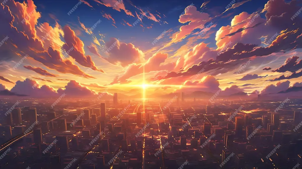 Suasana kota dalam dunia Black Bullet Ilustrasi kota pasca-apokaliptik dalam anime