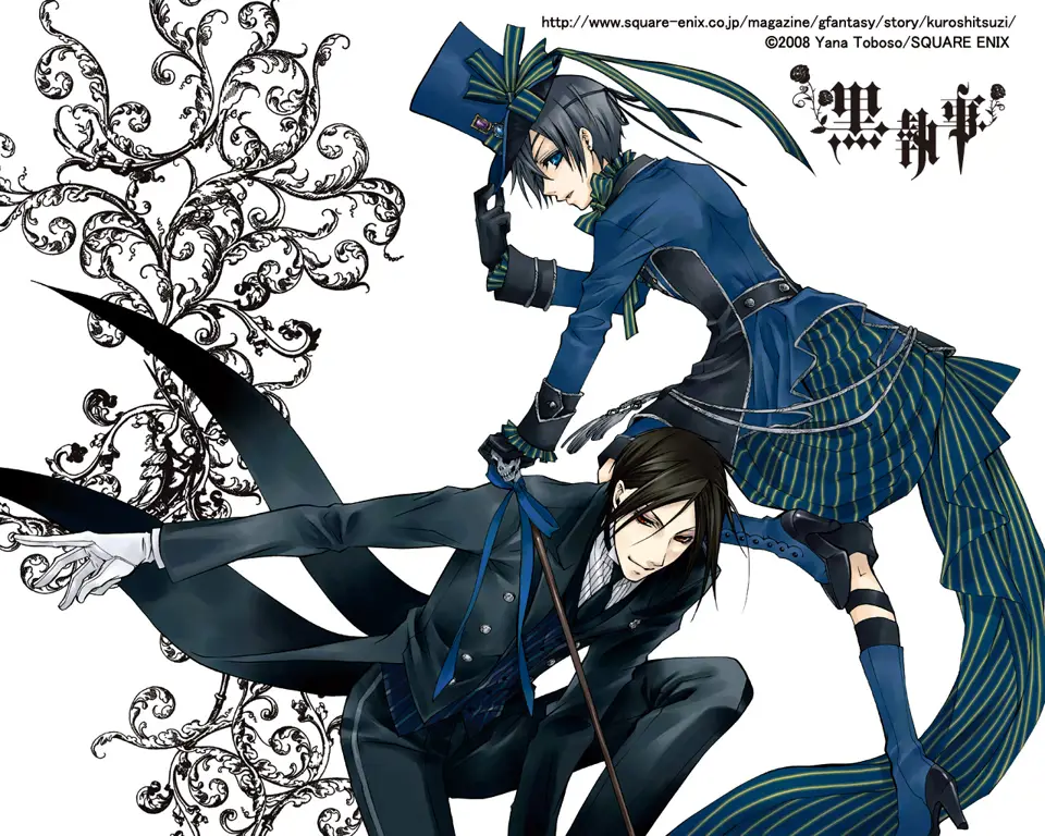 Poster Black Butler Gambar promosi anime Black Butler