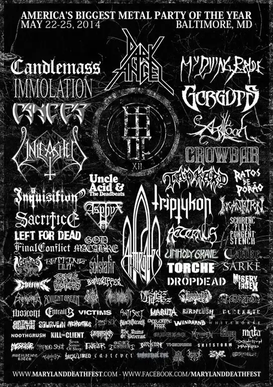 Suasana Konser Metal yang Liar Poster konser musik metal dengan desain yang unik dan menggambarkan suasana konser yang ramai